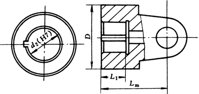 WSH型滑動(dòng)軸承十空軸式萬向聯(lián)軸器主、從動(dòng)端聯(lián)接型式