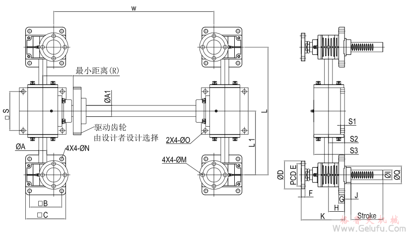 齒條升降機(jī)組合多臺(tái)聯(lián)動(dòng)高速升降臺(tái)